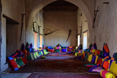 Une salle dans le fort de Nakhal