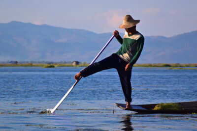 Pêcheur sur le lac Inle