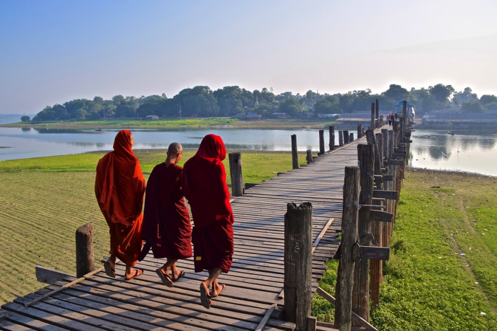Pont U Bein en Birmanie
