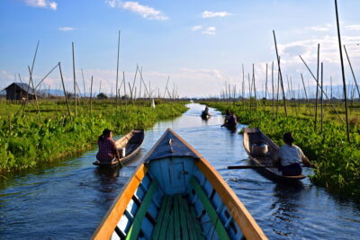 Sur le lac Inle - Birmanie