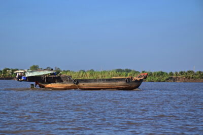 Bateau sur le delta du Mékong