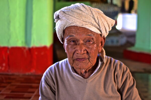 Portrait d'un homme birman