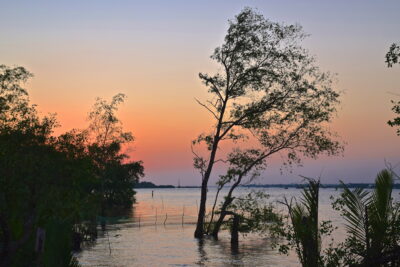 Sunset à The Island Lodge