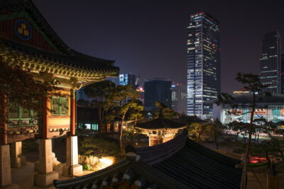 Temple Bongeunsa à Séoul