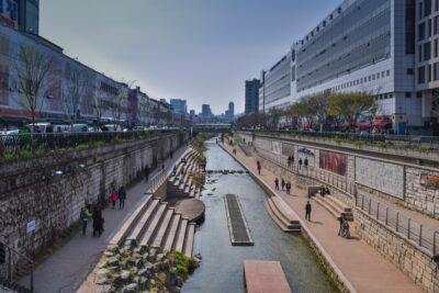 Cheonggyecheon à Séoul, la High Line coréenne