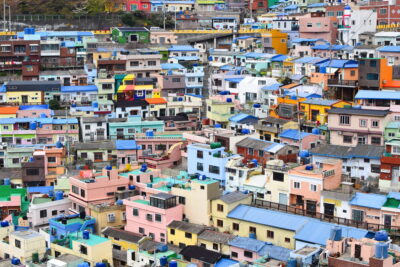 Quartier de Gamcheon à Busan en Corée du Sud