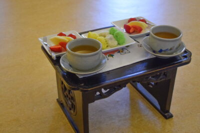 Tea time lors du temple stay au temple Haeinsa
