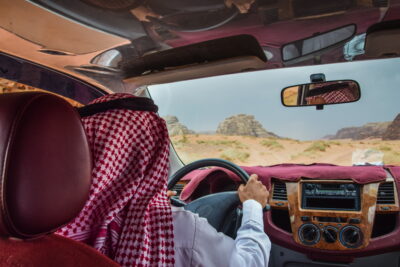 4x4 dans le Wadi Rum