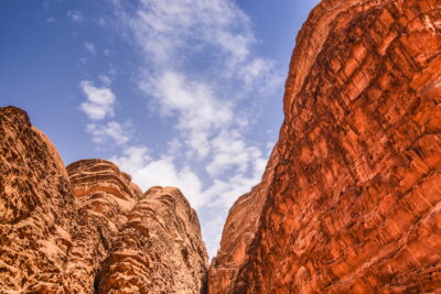 Formations rocheuses du Wadi Rum