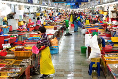 Marché de Jagalchi à Busan