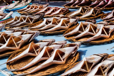 Poissons au marché de Jagalchi - Busan