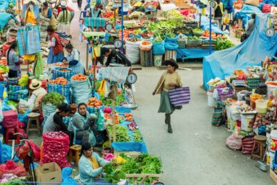 Allée du marché d'Urubamba