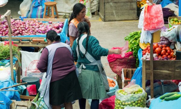 Marché d'Urubamba au Pérou