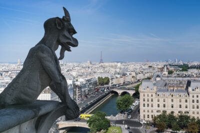 Panorama depuis les Tours de la cathédrale Notre-Dame de Paris