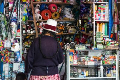 Stand du marché d'Urubamba