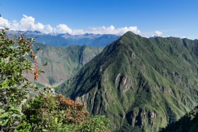 Vue depuis la montagne Machu Picchu