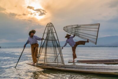 Faux pêcheurs du lac Inle