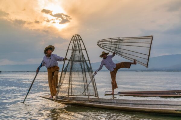 Faux pêcheurs du lac Inle