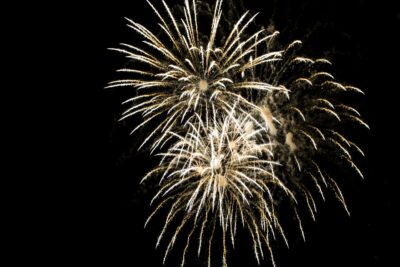 Feu d'artifice à Montréal