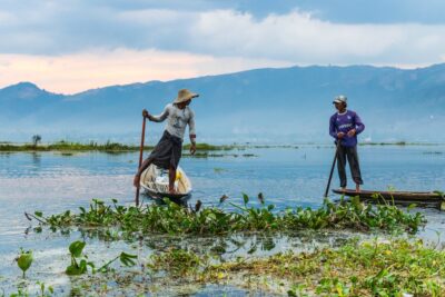 Fishermen - Inle lake, Myanmar