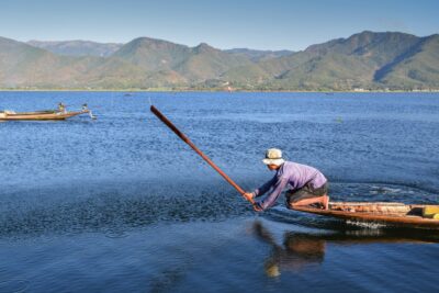 Pêche sur le lac Inle