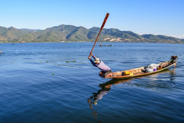 Pêche sur le lac Inle