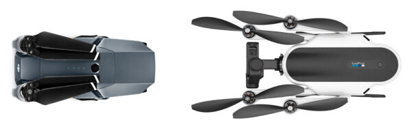 GoPro Karma et DJI Mavic Pro