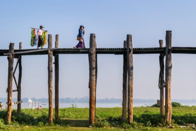 U Bein bridge, Mandalay