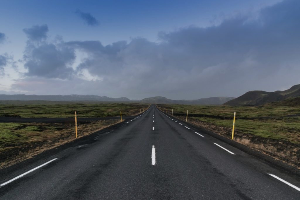 Route en Islande