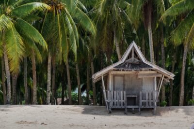 Daku Island, main beach