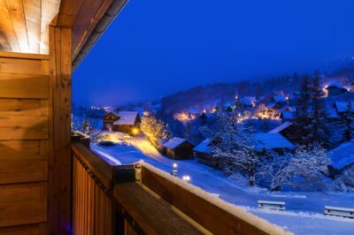 Puy-Saint-Vincent en début de soirée