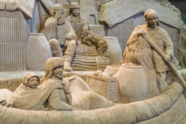 Sculpture en sable au Sand Museum de Tottori