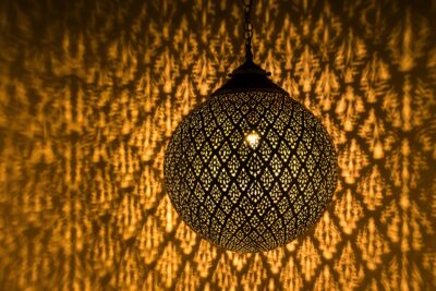 Luminaire traditionnel marocain