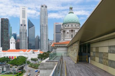 Terrasse du National Gallery Singapore