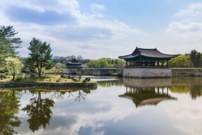 Anapji pond à Gyeongju