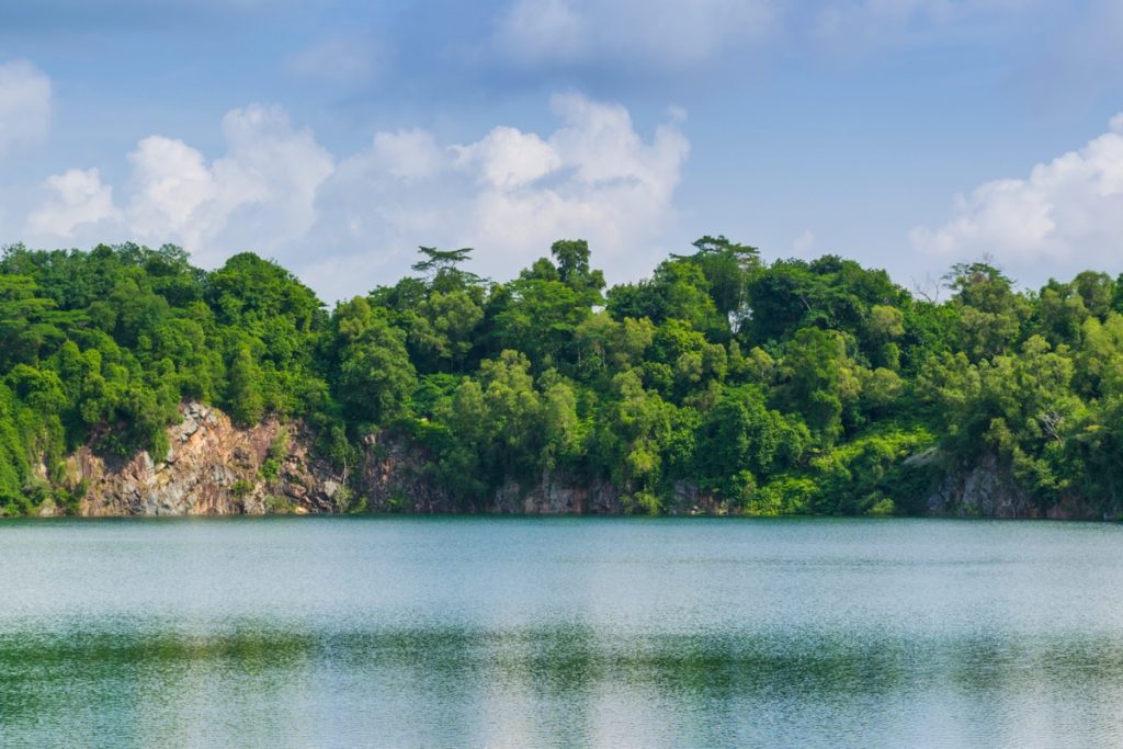 Ancienne carrière sur Pulau Ubin