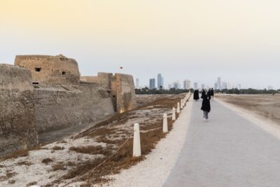 Fort de Bahreïn en fin de journée