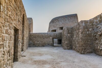 Intérieur du fort de Bahreïn