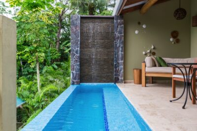 Piscine privée à la Casa Chameleon