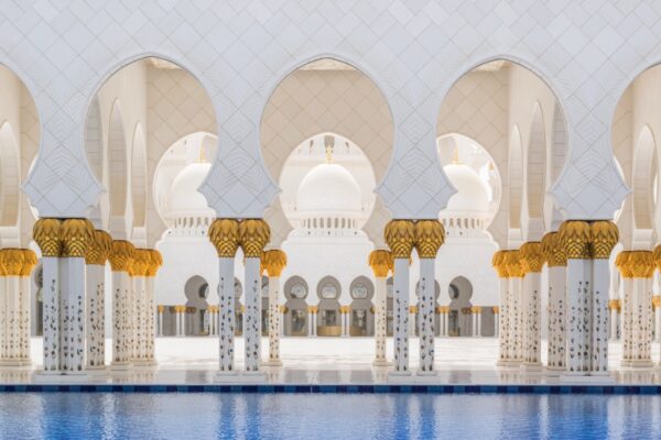 Mosquée d'Abu Dhabi aux UAE