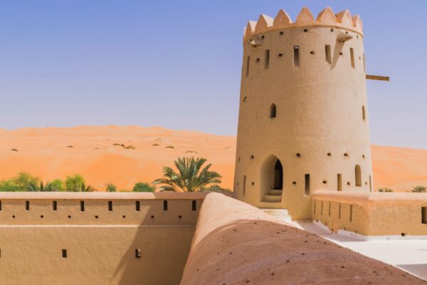 Fort dans l'oasis de Liwa