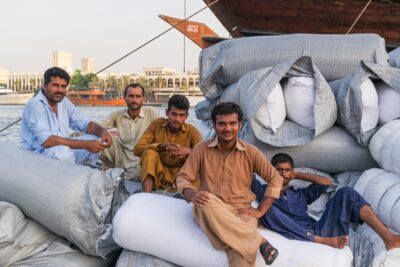 Ouvriers à Deira, Dubai