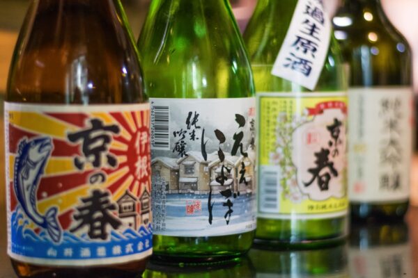 Saké artisanal produit à Ine