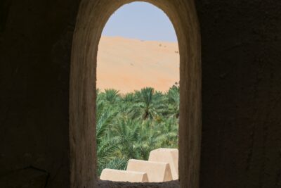 Vue depuis un fort de Liwa