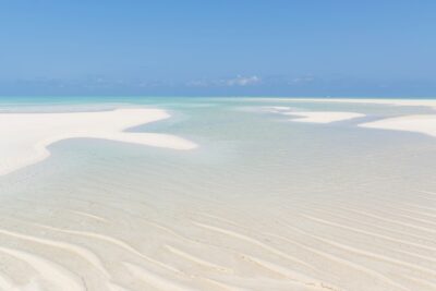 Banc de sable sur Mnemba Island