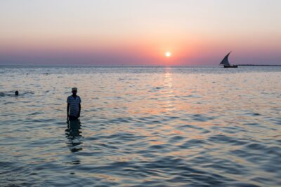 Coucher de soleil à Zanzibar