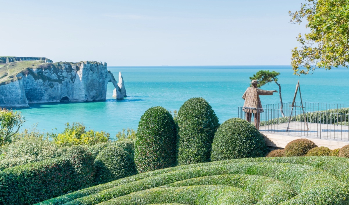 Jardins Detretat Au Sommet Des Falaises Detretat En