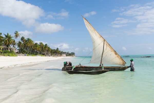 Plage de Jambiani à Zanzibar