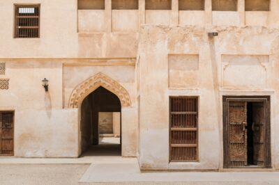 Cour intérieur de la Sheikh Isa bin Ali house à Muharraq