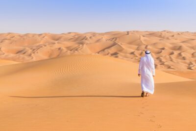 Dunes de Liwa dans l'émirat d'Abu Dhabi